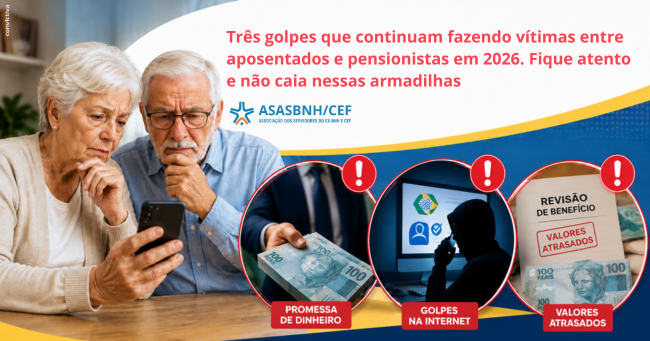 Três golpes que continuam fazendo vítimas entre aposentados e pensionistas em 2026. Fique atento e não caia nessas armadilhas