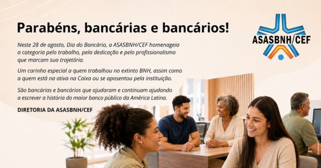 Parabéns, bancárias e bancários!