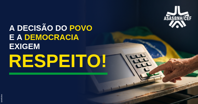A decisão do povo e a democracia exigem respeito!