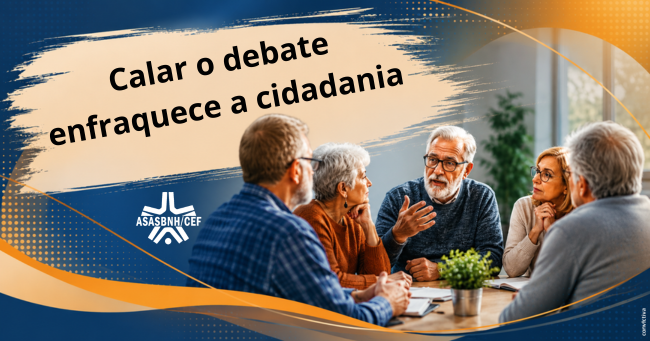 Calar o debate enfraquece a cidadania