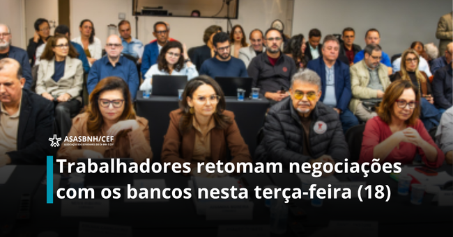 Trabalhadores retomam negociações com os bancos nesta terça-feira (18)