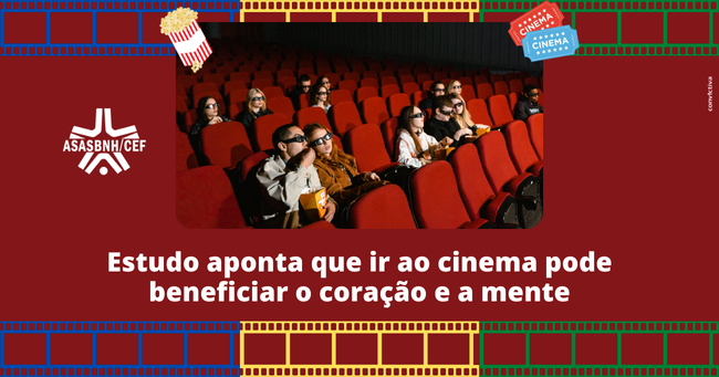 Estudo aponta que ir ao cinema pode beneficiar o coração e a mente