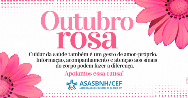 Apoiamos esta causa! Outubro Rosa: informação e cuidado que podem fazer a diferença