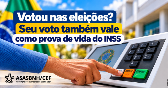 Votou nas eleições? Seu voto também vale como prova de vida do INSS
